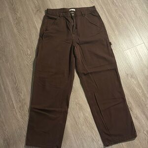Garage Brown Cargo Jeans with Pockets Size 11
